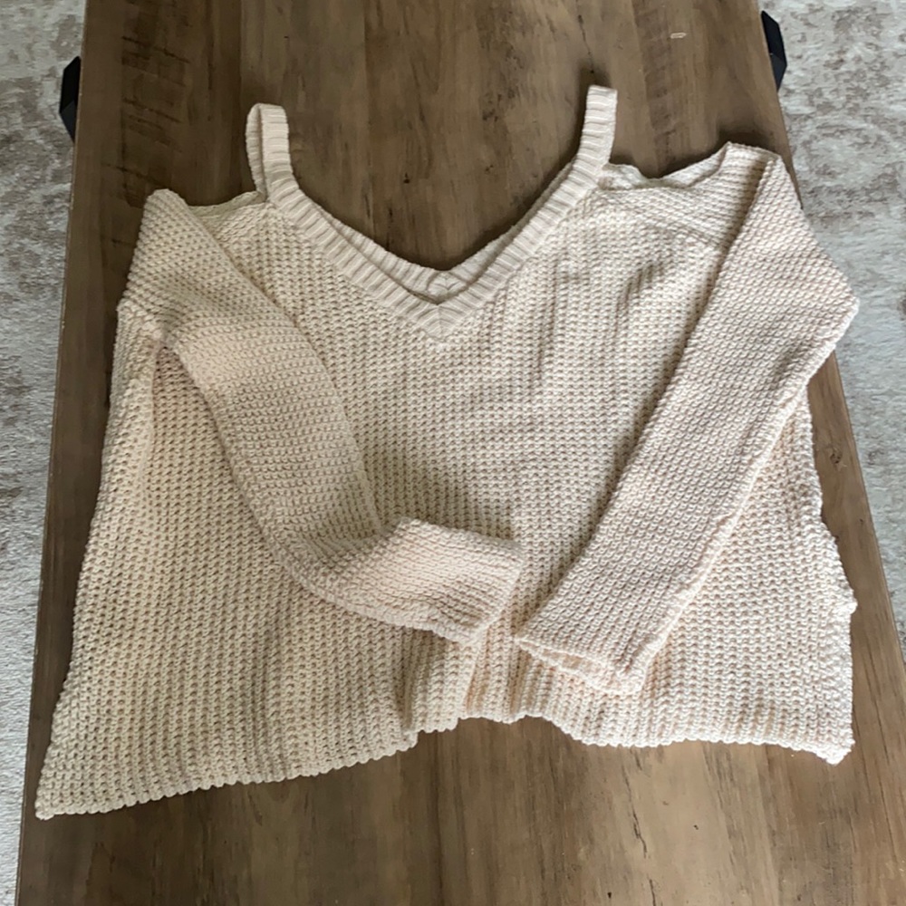 Cold shoulder Pacsun sweater